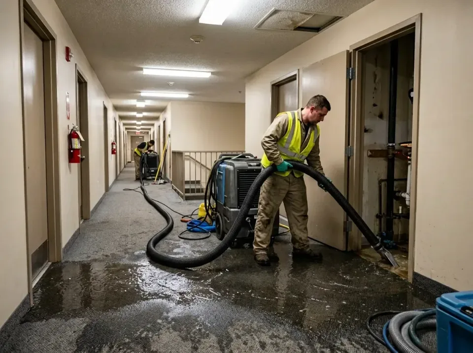 multi-unit-apartment-hallway-f-005 — frequently asked questions, Emergency Burst Pipe Water Extraction & Removal in Bellmead…